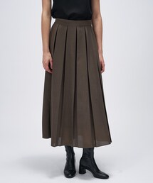 cloenc | 【手洗い可】ワイドプリーツスカート(スカート)