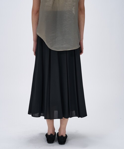 cloenc（クロエンス）の「【手洗い可】ワイドプリーツスカート（スカート・レディース・ダークグレー/ブラック/ブラウン系・01/02）」の10枚目の写真