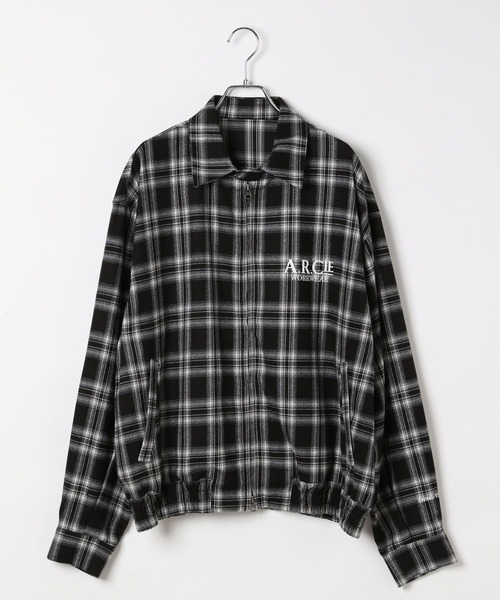 AMERICAN RAG CIE(アメリカンラグシー)の「【AMERICAN RAG CIE】NEL CHECK BLOUSON(MEN)(ブルゾン・メンズ・ブラック・MEDIUM/LARGE)」の2枚目の写真