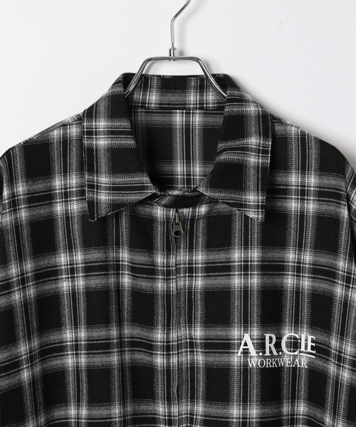 AMERICAN RAG CIE(アメリカンラグシー)の「【AMERICAN RAG CIE】NEL CHECK BLOUSON(MEN)(ブルゾン・メンズ・ブラック・MEDIUM/LARGE)」の4枚目の写真