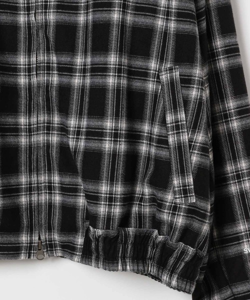AMERICAN RAG CIE(アメリカンラグシー)の「【AMERICAN RAG CIE】NEL CHECK BLOUSON(MEN)(ブルゾン・メンズ・ブラック・MEDIUM/LARGE)」の8枚目の写真