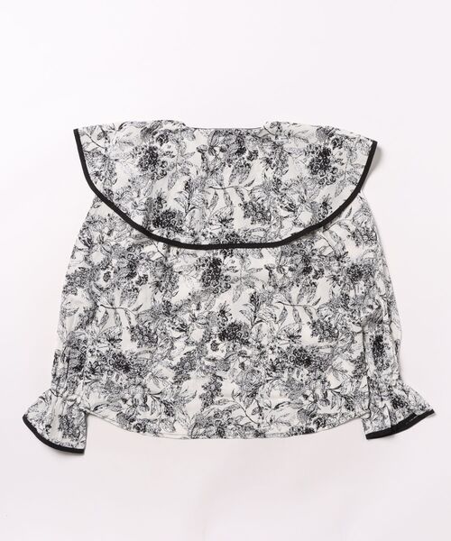 maarook（マルーク）の「ノスタルジックＰＴケープ衿ブラウス（シャツ/ブラウス・キッズ・ブラック・160cm/150cm/140cm）」の9枚目の写真