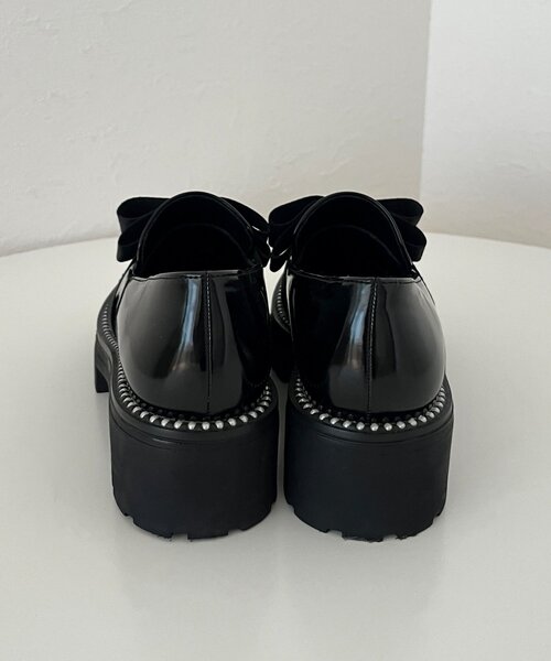prose verse(プロズヴェール)の「リボンパールローファー(ローファー・レディース・ブラック・X-LARGE/LARGE/MEDIUM/SMALL)」の13枚目の写真