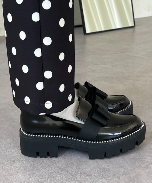 新品未使用【prose verse】リボンパールローファー セール】リボンパールローファー（ローファー）｜prose verse（プロズ