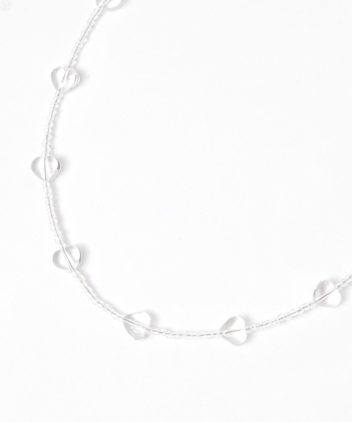 トバシハートガラスネックレス 592313（ネックレス）｜LOWRYS FARM