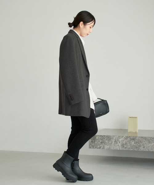 plage(プラージュ)の「《一部カラー/一部店舗・WEB限定追加》Big Tailored ジャケット(その他アウター・レディース・ブラック系その他/タン/ベージュ・38/36)」の4枚目の写真