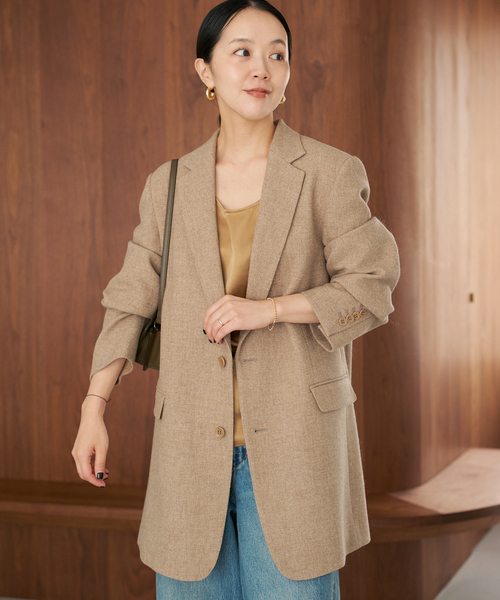 plage プラージュ　Big tailored ジャケット 36 ベージュ 新品 plage プラージュ Big Tailored ジャケット ベージュ 36｜Yahoo