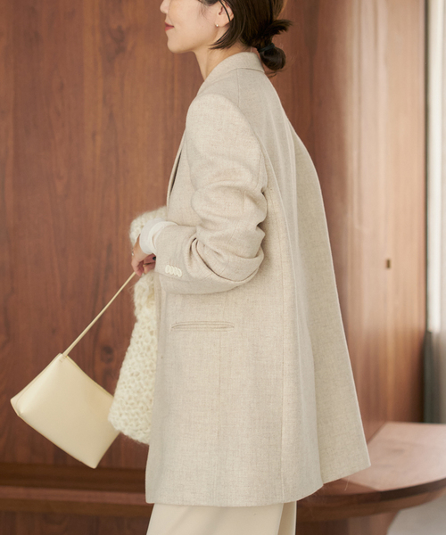 plage(プラージュ)の「《一部カラー/一部店舗・WEB限定追加》Big Tailored ジャケット(その他アウター・レディース・ブラック系その他/タン/ベージュ・38/36)」の21枚目の写真