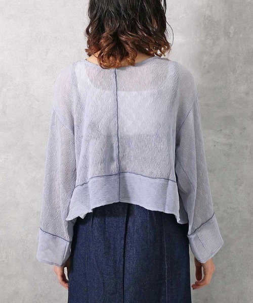 Bleu Bleuet(ブルーブルーエ)の「【ZOZO限定】2WAYカーディガン(カーディガン/ボレロ・レディース・ライトグレー/ピンク/アイボリー/ブラック・FREE)」の21枚目の写真
