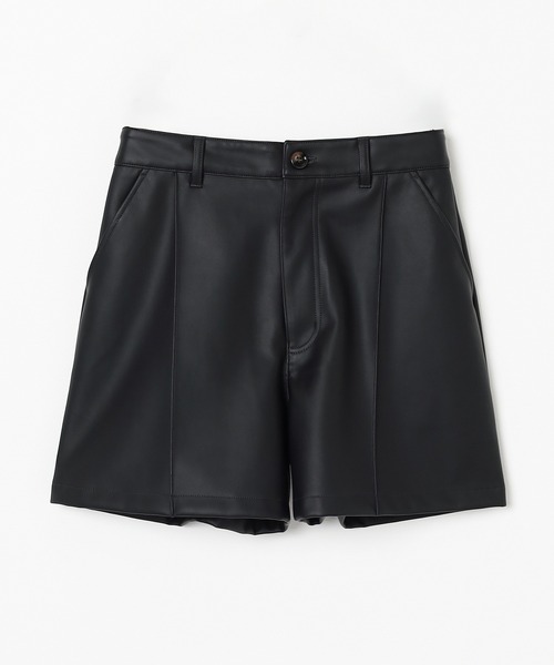 Honeys(ハニーズ)の「合皮ショートパンツ(その他パンツ・レディース・ブラック/ブラウン・L/SS/S/M/LL)」の12枚目の写真