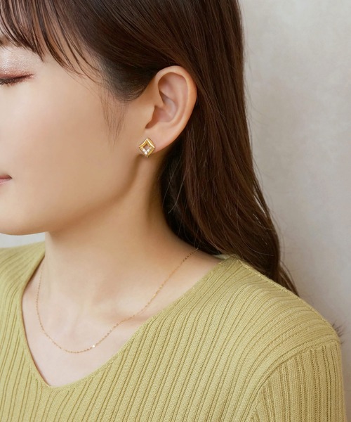 TAKE-UP（テイクアップ）の「【ZOZO限定】スターリングシルバー  クリップイヤリング（イヤリング・レディース・イエローゴールド・FREE）」の4枚目の写真