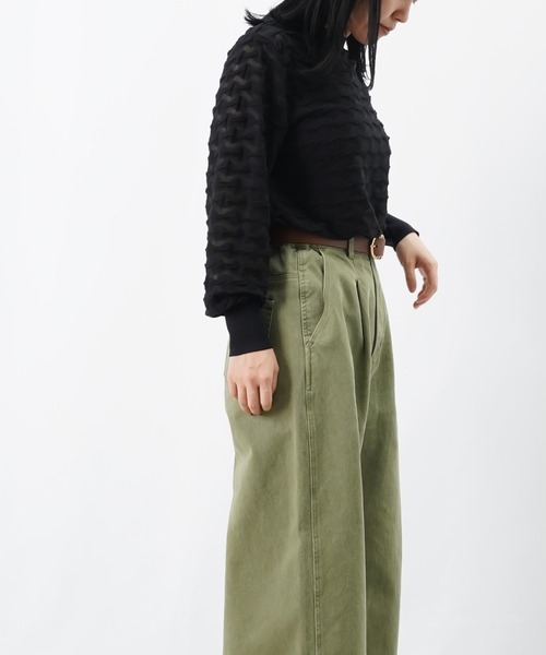 LUCA/LADY LUCK LUCA(ルカ/レディラックルカ)の「LC/LLL プクプクレーシークルーネックカットソー(Tシャツ/カットソー・レディース・オフホワイト/ブラック・FREE)」の7枚目の写真