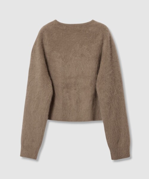 カシミヤブレンドファー加工カーディガン（カーディガン/ボレロ