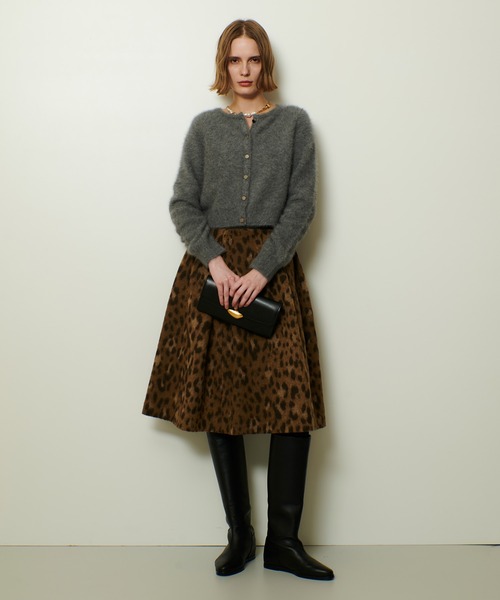 カシミヤブレンドファー加工カーディガン（カーディガン/ボレロ