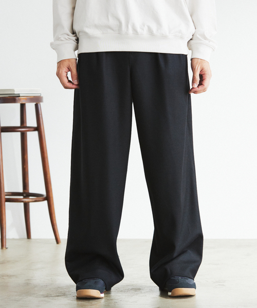 EDIFICE（エディフィス）の「"CONFFECT EDIFICE" ハード ミルド イージーパンツ（スラックス・メンズ・ブラック/チャコールグレー・LARGE/MEDIUM）」の8枚目の写真