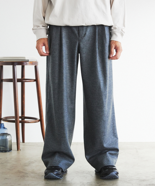 EDIFICE（エディフィス）の「"CONFFECT EDIFICE" ハード ミルド イージーパンツ（スラックス・メンズ・ブラック/チャコールグレー・LARGE/MEDIUM）」の15枚目の写真