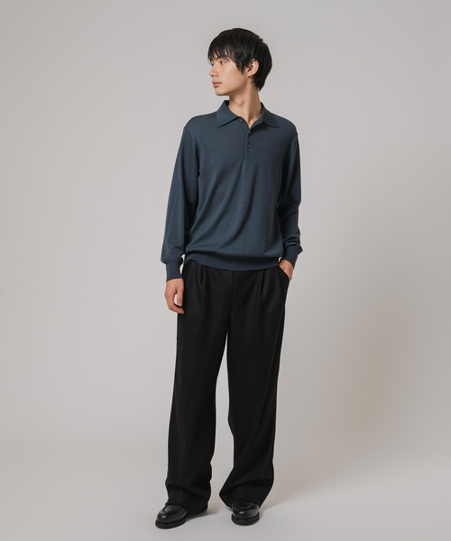 EDIFICE（エディフィス）の「"CONFFECT EDIFICE" ハード ミルド イージーパンツ（スラックス・メンズ・ブラック/チャコールグレー・LARGE/MEDIUM）」の21枚目の写真