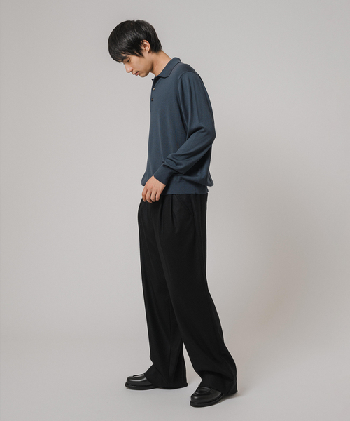 EDIFICE（エディフィス）の「"CONFFECT EDIFICE" ハード ミルド イージーパンツ（スラックス・メンズ・ブラック/チャコールグレー・LARGE/MEDIUM）」の22枚目の写真