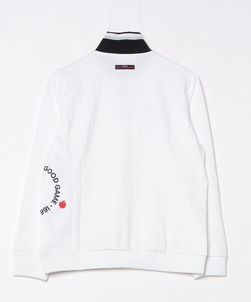 ALPEN / SPORTS DEPO SELECT（アルペンスポーツデポセレクト）の「コルウィン  裏起毛ジップシャツ（シャツ/ブラウス・レディース・ホワイト/レッド・M/L/2XL/XL）」の3枚目の写真