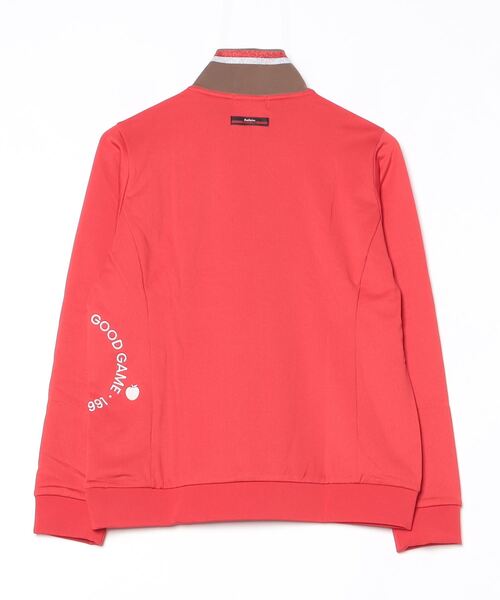 ALPEN / SPORTS DEPO SELECT（アルペンスポーツデポセレクト）の「コルウィン  裏起毛ジップシャツ（シャツ/ブラウス・レディース・ホワイト/レッド・M/L/2XL/XL）」の4枚目の写真
