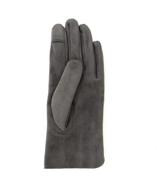 NATURAL BEAUTY BASIC（ナチュラルビューティーベーシック）の「◇フェイクスェードグローブ（手袋・レディース・ダークブラウン/チャコールグレー/グレイッシュベージュ・FREE）」の9枚目の写真