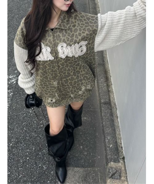 Darich アームニットアニマルパターンジャケット ダーリッチ Darich アームニットアニマルパターンジャケット