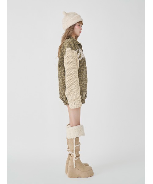 アームニットアニマルパターンジャケット（その他アウター）｜Darich