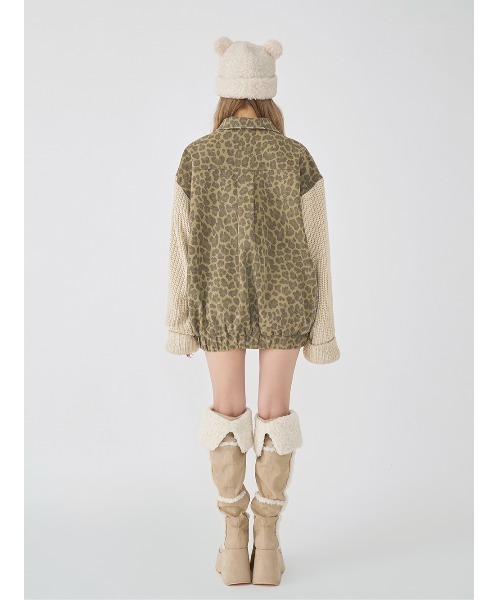 アームニットアニマルパターンジャケット（その他アウター）｜Darich