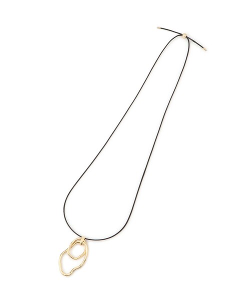 ROPE' PICNIC（ロペピクニック）の「デザインＷオーバルトップスライドコードネックレス（ネックレス・レディース・シルバー/ゴールド・FREE）」の7枚目の写真