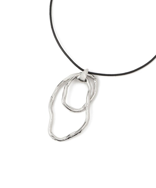 ROPE' PICNIC（ロペピクニック）の「デザインＷオーバルトップスライドコードネックレス（ネックレス・レディース・シルバー/ゴールド・FREE）」の9枚目の写真