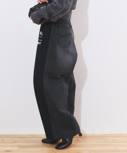 INSCRIRE*LEE*LESSAGE】ドッキングパンツ：デニム（デニムパンツ
