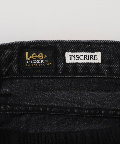 INSCRIRE*LEE*LESSAGE】ドッキングパンツ：デニム（デニムパンツ