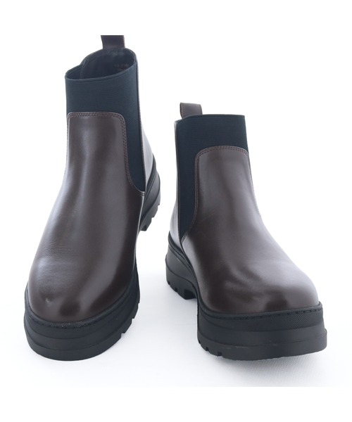 あしながおじさん（アシナガオジサン）の「撥水│サイドゴアブーツ　1610049（ブーツ・レディース・ブラック/ダークブラウン・23cm/23.5cm/24cm/24.5cm/22.5cm）」の11枚目の写真