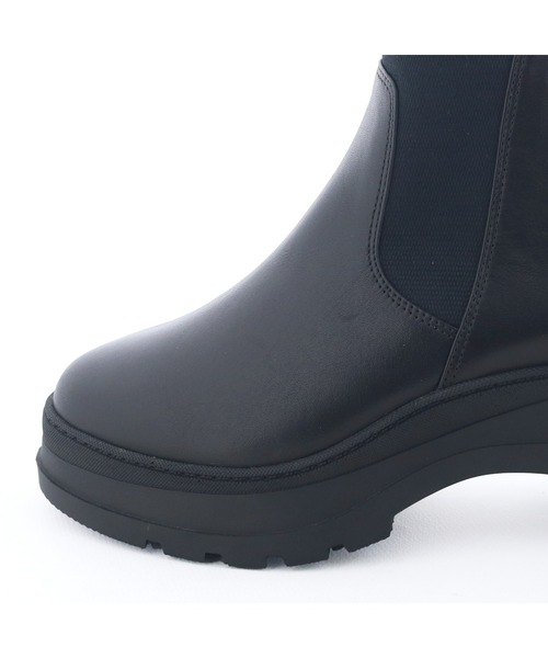 あしながおじさん（アシナガオジサン）の「撥水│サイドゴアブーツ　1610049（ブーツ・レディース・ブラック/ダークブラウン・23cm/23.5cm/24cm/24.5cm/22.5cm）」の12枚目の写真