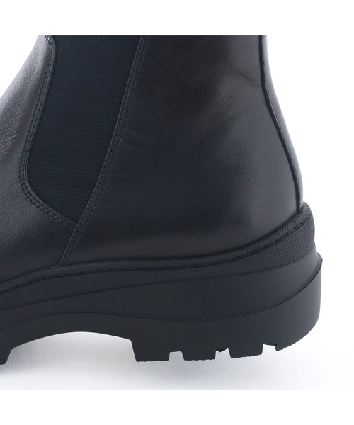 あしながおじさん（アシナガオジサン）の「撥水│サイドゴアブーツ　1610049（ブーツ・レディース・ブラック/ダークブラウン・23cm/23.5cm/24cm/24.5cm/22.5cm）」の13枚目の写真