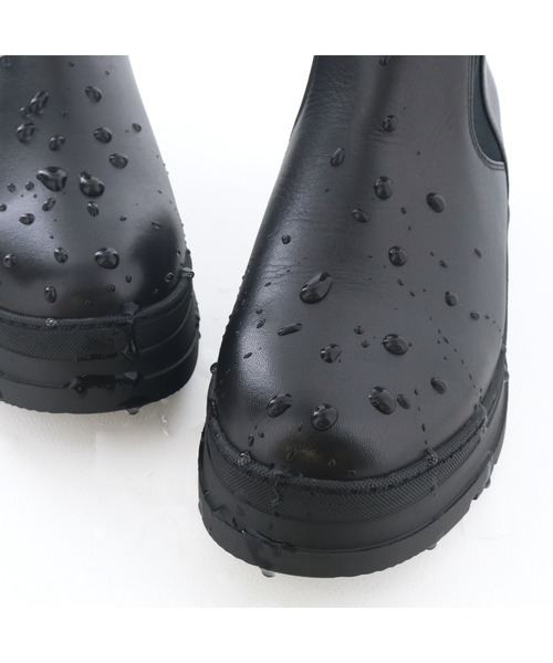 あしながおじさん（アシナガオジサン）の「撥水│サイドゴアブーツ　1610049（ブーツ・レディース・ブラック/ダークブラウン・23cm/23.5cm/24cm/24.5cm/22.5cm）」の14枚目の写真