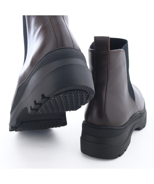 あしながおじさん（アシナガオジサン）の「撥水│サイドゴアブーツ　1610049（ブーツ・レディース・ブラック/ダークブラウン・23cm/23.5cm/24cm/24.5cm/22.5cm）」の15枚目の写真