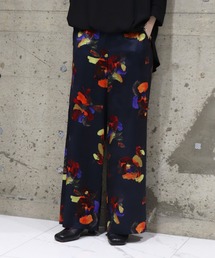 Jines | ペイントフラワープリントパンツ(その他パンツ)