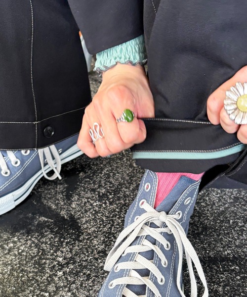 DOUBLE NAME（ダブルネーム）の「裾ボタンゆるパンツ（その他パンツ・レディース・パープル系その他/ベージュ系その他/ブラック・FREE）」の12枚目の写真