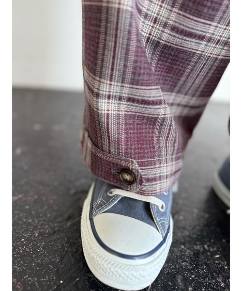 DOUBLE NAME（ダブルネーム）の「裾ボタンゆるパンツ（その他パンツ・レディース・パープル系その他/ベージュ系その他/ブラック・FREE）」の10枚目の写真