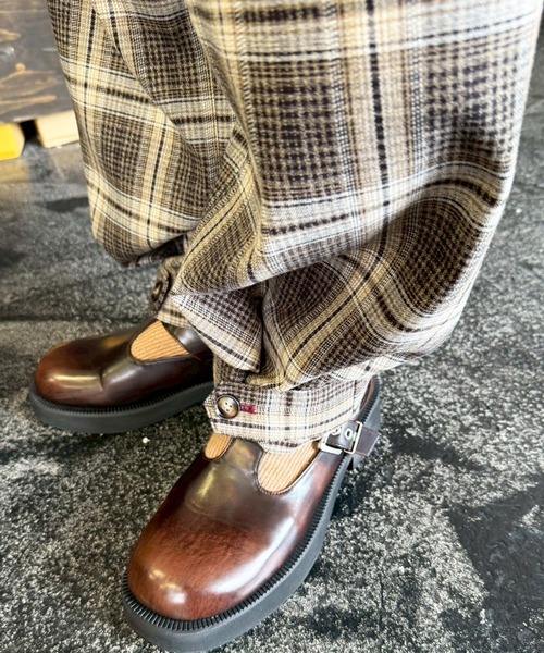 DOUBLE NAME（ダブルネーム）の「裾ボタンゆるパンツ（その他パンツ・レディース・パープル系その他/ベージュ系その他/ブラック・FREE）」の18枚目の写真