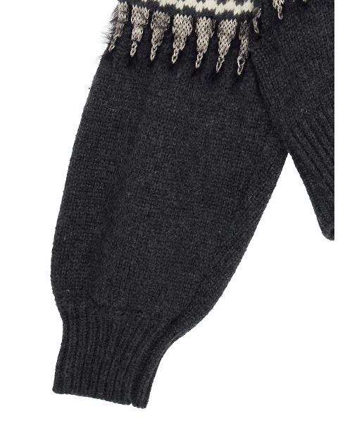 UND 2WAY LADY NORDIC KNIT CARDIGAN（カーディガン/ボレロ）｜Ameri