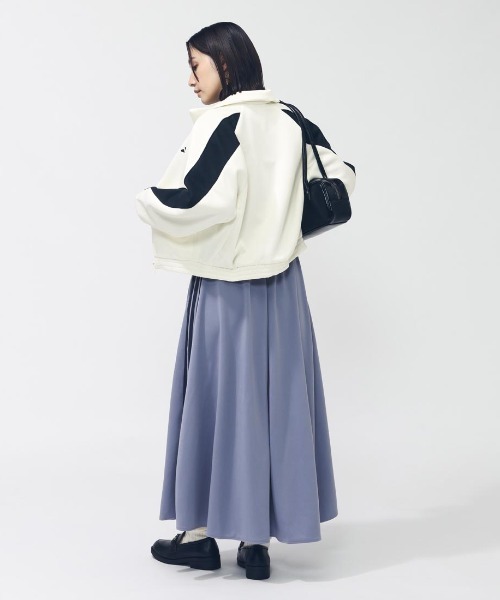 adidas(アディダス)の「アディダス adidas スタジアム トラックトップ(ジャージ・レディース・ブラック/グレー/オフホワイト・S/M/L/XL)」の12枚目の写真