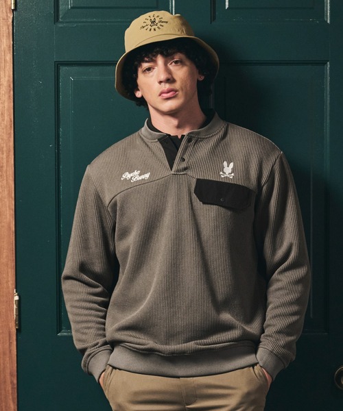 Hi-Bond modified Tシャツ　 シナーズ　リコサイン入り サイズM セール】[GOLF]モダングラフィック ヘンリーネックニットジャージ（T