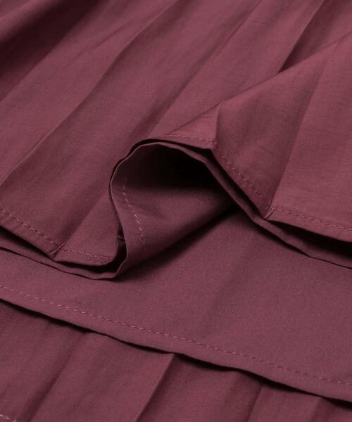 URBAN RESEARCH DOORS（アーバンリサーチドアーズ）の「ランダムプリーツスカート（スカート・レディース・ボルドー/ベージュ系その他/ブラック・MEDIUM）」の17枚目の写真