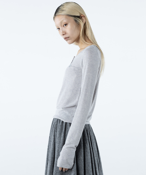 JOINT WORKS(ジョイントワークス)の「irojikake/イロジカケ EVERYDAY EVERYWHERE TOPS(Tシャツ/カットソー・レディース・ネイビー/グレー・SMALL)」の2枚目の写真