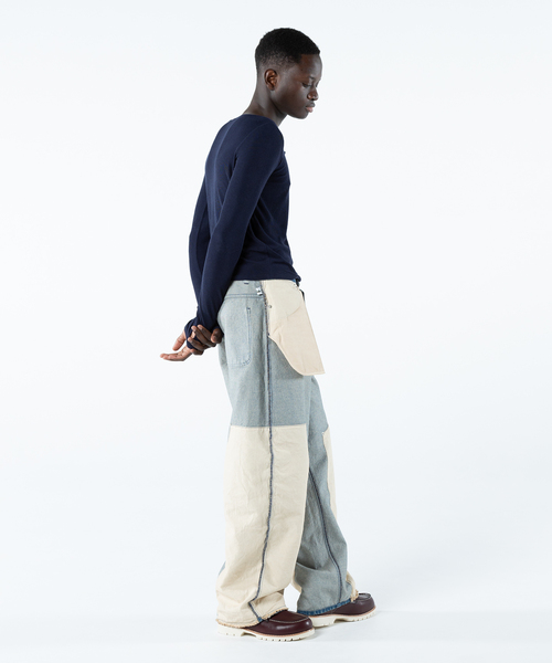 JOINT WORKS(ジョイントワークス)の「irojikake/イロジカケ EVERYDAY EVERYWHERE TOPS(Tシャツ/カットソー・レディース・ネイビー/グレー・SMALL)」の4枚目の写真