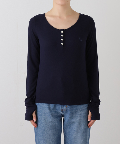 JOINT WORKS(ジョイントワークス)の「irojikake/イロジカケ EVERYDAY EVERYWHERE TOPS(Tシャツ/カットソー・レディース・ネイビー/グレー・SMALL)」の5枚目の写真
