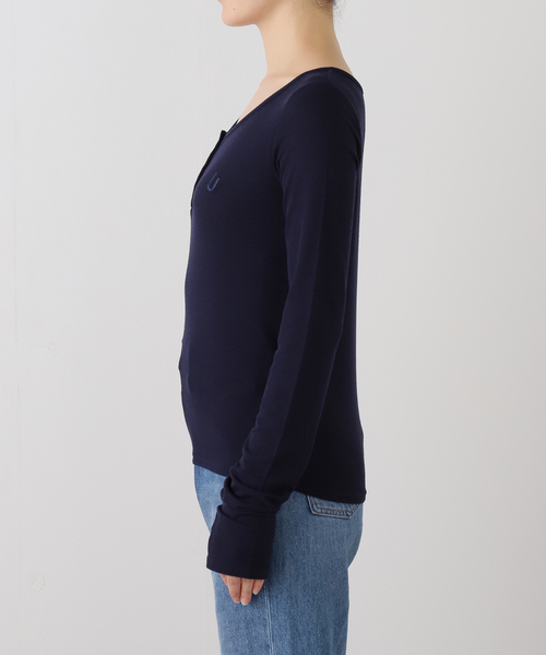 JOINT WORKS(ジョイントワークス)の「irojikake/イロジカケ EVERYDAY EVERYWHERE TOPS(Tシャツ/カットソー・レディース・ネイビー/グレー・SMALL)」の9枚目の写真