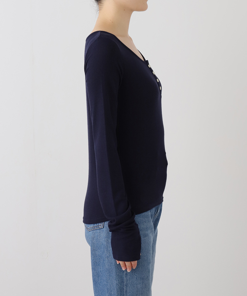 JOINT WORKS(ジョイントワークス)の「irojikake/イロジカケ EVERYDAY EVERYWHERE TOPS(Tシャツ/カットソー・レディース・ネイビー/グレー・SMALL)」の11枚目の写真
